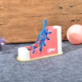 Wooden Montessori early education lacing shoe toy for kids learning life skills training. - Pink