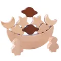 Gioco educativo in legno blocchi di bilanciamento luna impilabile per bambini - Multicolore