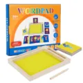Holz Sand Schreibbrett Spielzeug mit Stift und Lernkarten fur Kinder Fruhforderung Training. - Sandzeichenbrett