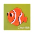 Jouet de puzzle 3D en bois Clownfisch pour enfants, planche éducative d'animaux. - Poisson