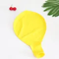 36 Zoll Gelber Flacher Latex Ballon für Party Dekoration, Großer Unaufgeblasener Ballon - Gelb
