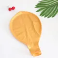 36 Zoll große flache Latexballon gold Party Dekoration Festival Ballon unaufgeblasen - Orange