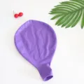 36 Zoll lila flacher Latexballon für Partydekoration, großer unaufgeblasener Ballon 25g - Lila