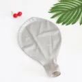 36 Zoll grosser flacher Latexballon in Grau, ideal fuer Party und Festdekoration Events. - Grau