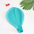 Tiffany-türkiser 36 Zoll flacher Latexballon für Partydekoration, großer unaufgeblasener Ballon. - Dunkles Cyan