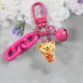 Χαριτωμένο μπρελόκ αρκουδάκι ψωμί ρητίνη ροζ 3D κρεμαστό τσάντας σχέδιο αξεσουάρ - Στυλ 5