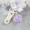 Schattige hars wolk sleutelhanger met pastel kleurige ketting kawaii tas charm accessoire - Stijl 3