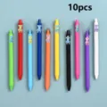 Set of 10 colorful gel pens with cute crown bow bear resin charms for school and office. - Style 1 (10-Piece Pack)