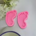 Silikonform Fuess Form Backen Schokolade Kuchen Dekoration Fondant Ton Handwerk Hauptbild - Stil E / Rosa