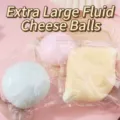 Riesiger flüssiger Käse Daifuku Squeeze Spielzeug, langsamer Rückprall, Stressabbau - Daifuku Squishy (Weiß) / Weiß