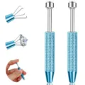 2pcs outil griffe piercing en acier inoxydable pince à bijoux pour clous d'oreilles. - Style G