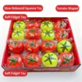 Langsam aufsteigende Tomaten-Anti-Stress-Spielzeuge aus PU-Schaum im Display-Karton - Große Tomate (OPP-Beutel) / 1 Stück
