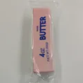 Rosa PU-Butterstick-Squishy-Spielzeug für Stressabbau und Entspannung bei der Arbeit - Kleiner Rosa Buchstabenstil