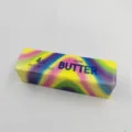 Regenbogenfarbenes Slow-Rebound-Butterstab Squishy-Spielzeug aus sehr weichem PU-Material - 小号彩虹款