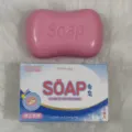 Rosa Squishy-Spielzeug in Seifenform mit realistischer Verpackung, langsamer Rückprall - Seifenstil (OPP-Beutel) / Rosa