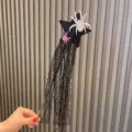 Varita mágica de araña negra de Halloween con cintas de encaje, accesorio de fiesta. - Varita Mágica M1-3 / Negro