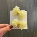Simpatici fermagli per capelli con fiocco in paillettes gialle per bambini, accessori estivi graziosi. - Morsetto a pinza / Giallo
