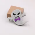 Halloween ghost felt patch DIY decoration cute cartoon craft accessory for party topper - Milky White