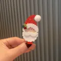 Weihnachten Weihnachtsmann Haarklammer süß rot Winter Haaraccessoire für Damen und Mädchen Variante. - Weihnachtsmann-Stil (63) / Rote Haarnadel A2-5