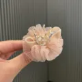 Süße Kinder Kronen Haarklammer rosa Tüll Netz Strass Haarschmuck für süße kleine Mädchen - Hellrosa (D2-1)