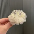 Kinder Prinzessin Krone Haarklammer süßes Netz Strass Haarschmuck für Kleinkind Mädchen - Champagner (D2-1)