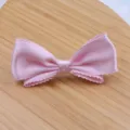 Dulce horquilla con lazo grande rosa Lolita estilo japonés accesorio de pelo variante - Rosa Plateado Semi-Acabado