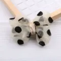 Süße Chiffon Polka Dot Schleife Haarspange für Kinder Sommer Haarschmuck Accessoires - DIY Material (36) / Hellchampagner