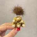 Weihnachtsbaum Haarspange Kinder süße Perle Haarnadel festliche Seitenklammer - Gold