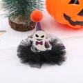 Halloween fermaglio per capelli fantasma mini cappello carino con tulle festa - Oro