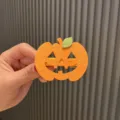 fermaglio per capelli zucca halloween bambini feltro simpatico accessorio per festa - Fermaglio Bambola Zucca Foglia Luccicante Verde
