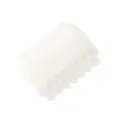 Vassoio per cubetti di ghiaccio in silicone a nido d'ape con coperchio 37 griglie stampo. - Trasparente