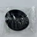 Black Silicone Water Bottle Strap Ring Elastic Holder Band Portable Lanyard Ring. - Black (Oval Ring + Lanyard + Sleeve + OPP Packing)
