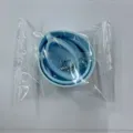 Light blue silicone water bottle strap ring and elastic cup holder band for daily use. - Light Blue (Oval Cup Sleeve Ring + Lanyard + OPP Bag Packaging)
