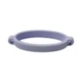 Lavender silicone water bottle strap ring, elastic cup band with dual hanging holes for portable use. - Light Purple