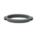 Grey silicone water bottle strap ring elastic cup loop portable cup connector 1pc - Gray