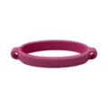 Pink silicone water bottle strap ring elastic holder band for portable cup handle accessory - Rose Red