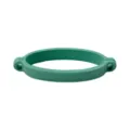 Green silicone water bottle strap ring, elastic bottle band holder for portable mugs. - Mint Green