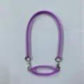 Portable purple silicone water bottle strap elastic cup ring lanyard for outdoor travel use. - Purple (Oval Cup Sleeve Ring + Lanyard, Pearlescent Bag)