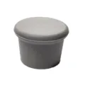 Grey silicone wine bottle stopper round sealing cap for glass bottles soft wine accessories - Gray