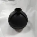 Moule à glaçons rond en silicone noir pour whisky cocktails, sphère flexible maker. - Boule de glace individuelle noir