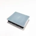 Bac à glaçons en silicone noir avec couvercle, moule rectangulaire pour cuisine et bar. - 4 compartiments allongés noir (avec couvercle)