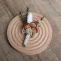 Natuurlijke geconserveerde gedroogde bloem boutonnière voor bruiloft feest jurk accessoires - Stijl A (Met Broche) / 8*13cm