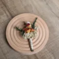 Handmade preserved dried flower corsage variant for wedding party and graduation attire. - Style E (With Brooch Pin) / 8*13cm