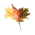 Kunstmatige pompoen esdoornblad tak herfstoogst Halloween decoratie accessoire item - Stijl D