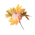 Kunstmatige pompoen en esdoornblad decoratie voor herfst Halloween oogstkrans DIY. - Stijl H