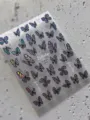Holographic butterfly nail art stickers 3D embossed adhesive manicure decals for women girls - YT8767 Pro / Aurora Color