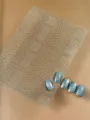 Transparent 3D Heart Nail Art Stickers Embossed Decals DIY Manicure Nail Art Decorations - Heart / YT T-90