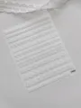 White lace nail art stickers, hollow mesh floral strip decals for DIY manicure decoration. - Embossed YT8942
