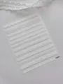 Pegatinas de uñas de encaje repujado blanco, variante de manicura de gasa de malla floral. - Relieve YT8943