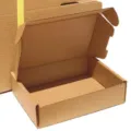Corrugated cardboard mailer box, kraft paper packaging shipping box, durable storage box. - Mailing Box (Fits 2 per Box) 15*10*6